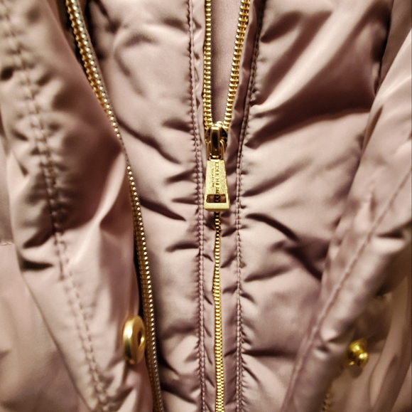 Cole Haan Bib Insert Down Coat - Picture 5 of 6